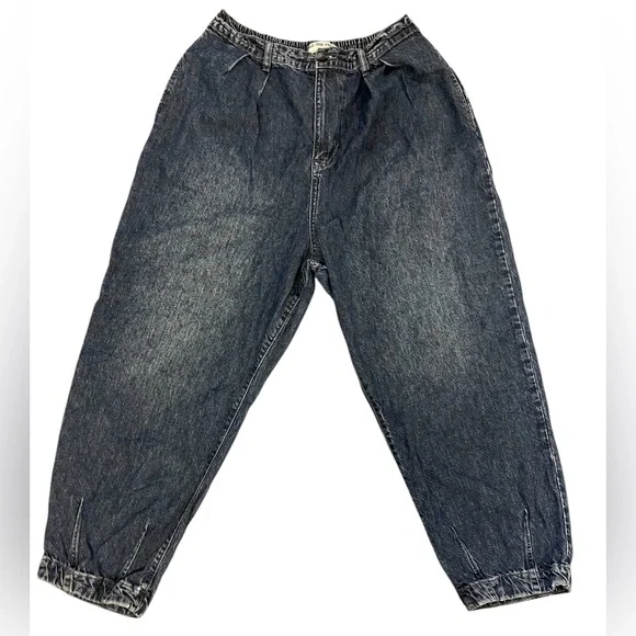 We The Free Dark Blue Esme Trouses Large Cute Super Soft - Picture 3 of 12